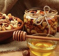 honey and nuts to boost strength