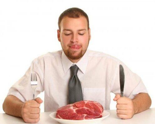 meat has a positive effect on activity