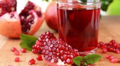 pomegranate juice to improve potency